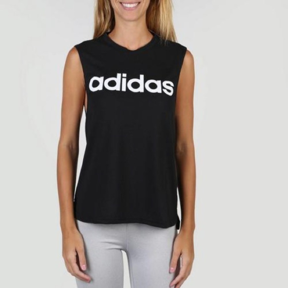 Women's NEW Adidas dash tank top S Black